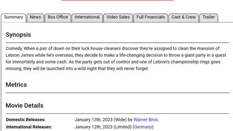 House party Blu ray and DVD release date leaked