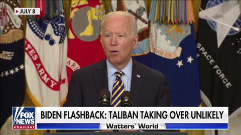 This didn't age well - Biden flashback: Taliban taking over unlikeliy