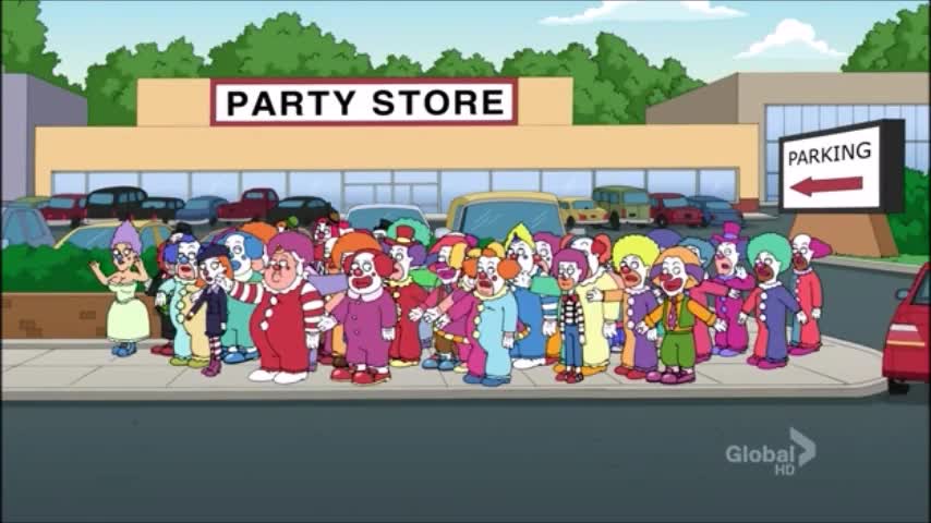 Family Guy - Out Of Work Clowns