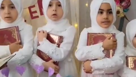 Young girls in Islam are dressed and prepped for mariage