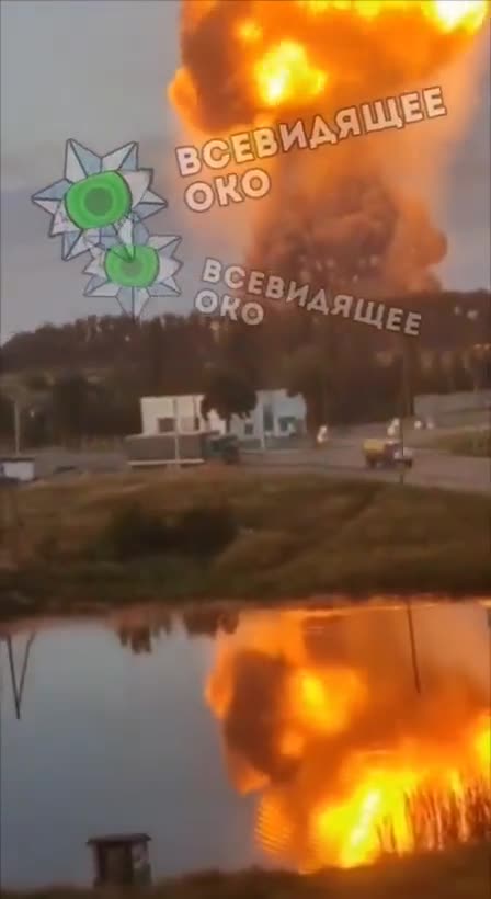 Russia hits cluster munitions storage in Zhytomir. Just sent by the Biden administration.