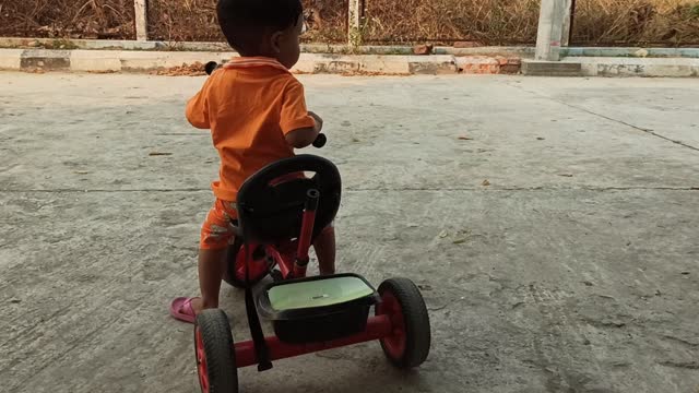 Son & Bicycle