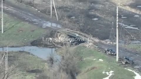 Destroyed Ukrainian equipment near Khromovo