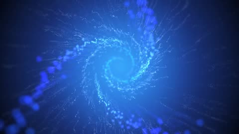 Blue spiral