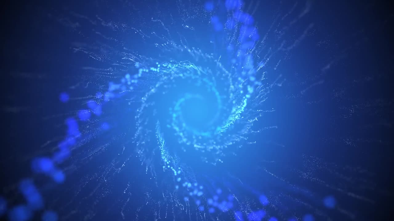 Blue spiral