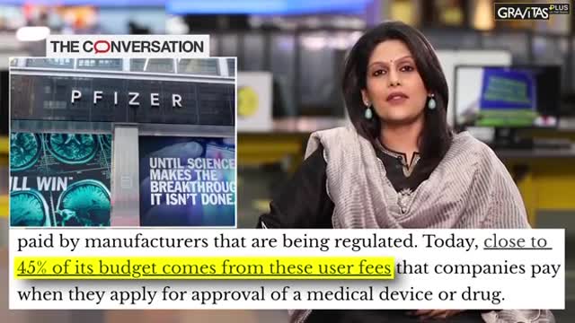 India's WION accuses Big Pharma of being the spreaders of misinformation.