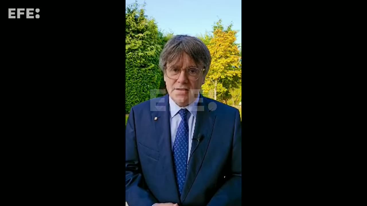 Puigdemont: "Hace seis años que defendemos con firmeza el referéndum de independencia"