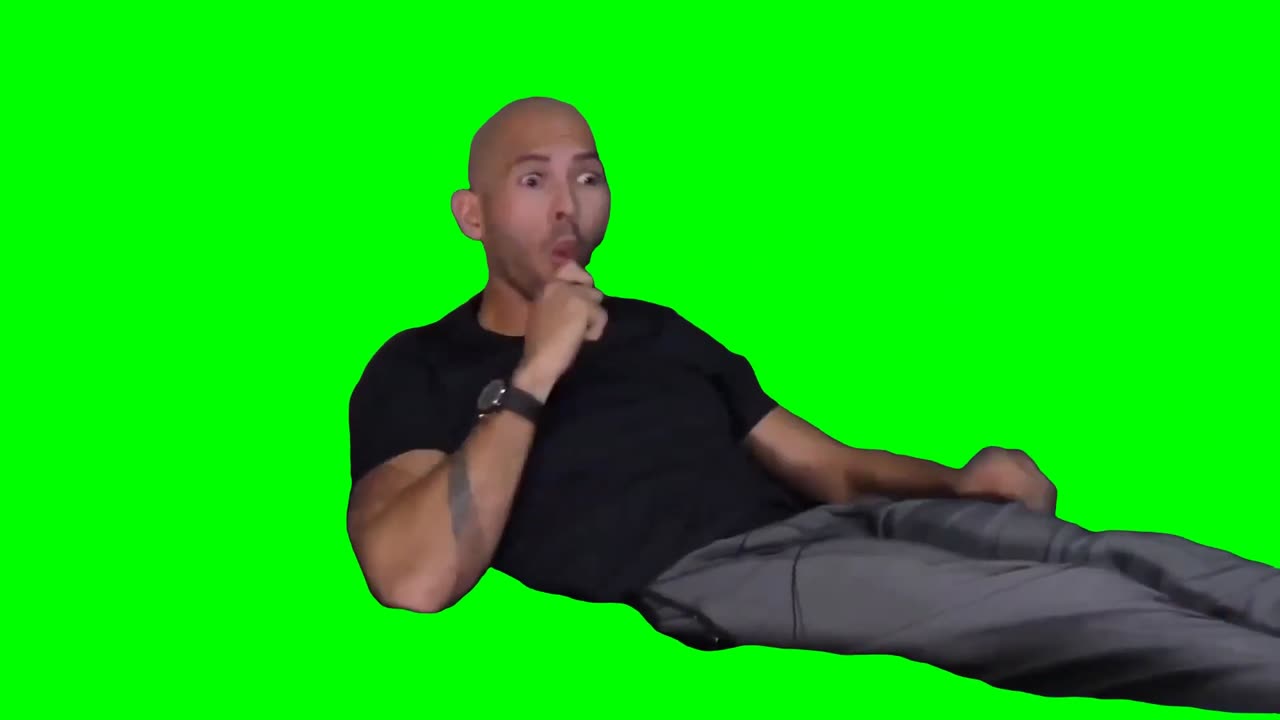 "BREATHE AIR!" - Andrew Tate Green Screen