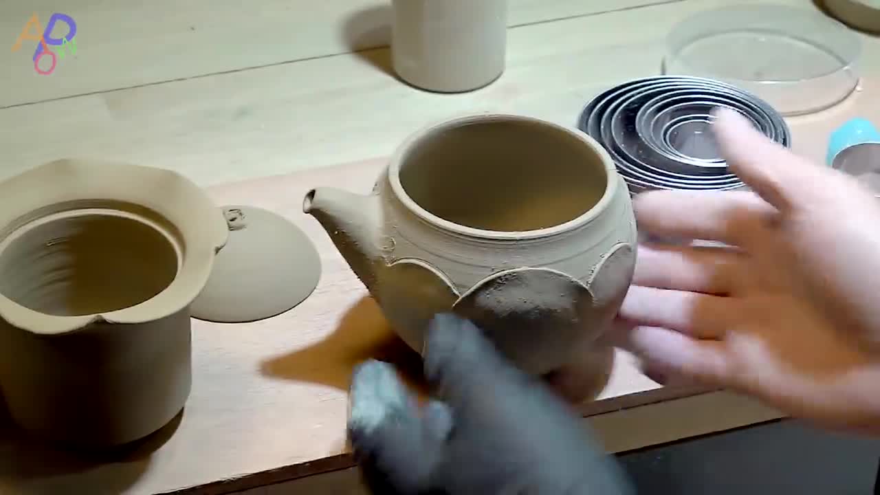 Luxury Teapot Making Process. Korean Pottery Master Craftsman