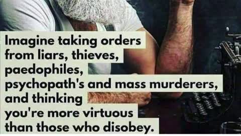 Imagine Taking Orders from Liars...