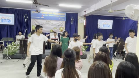 Zotung Christian Fellowship - Senior Sunday School Dancing - Christ is Risen 2023