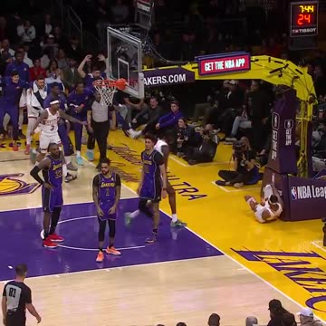 NBA - Josh Okogie drops the HAMMER 😱 Suns-Lakers