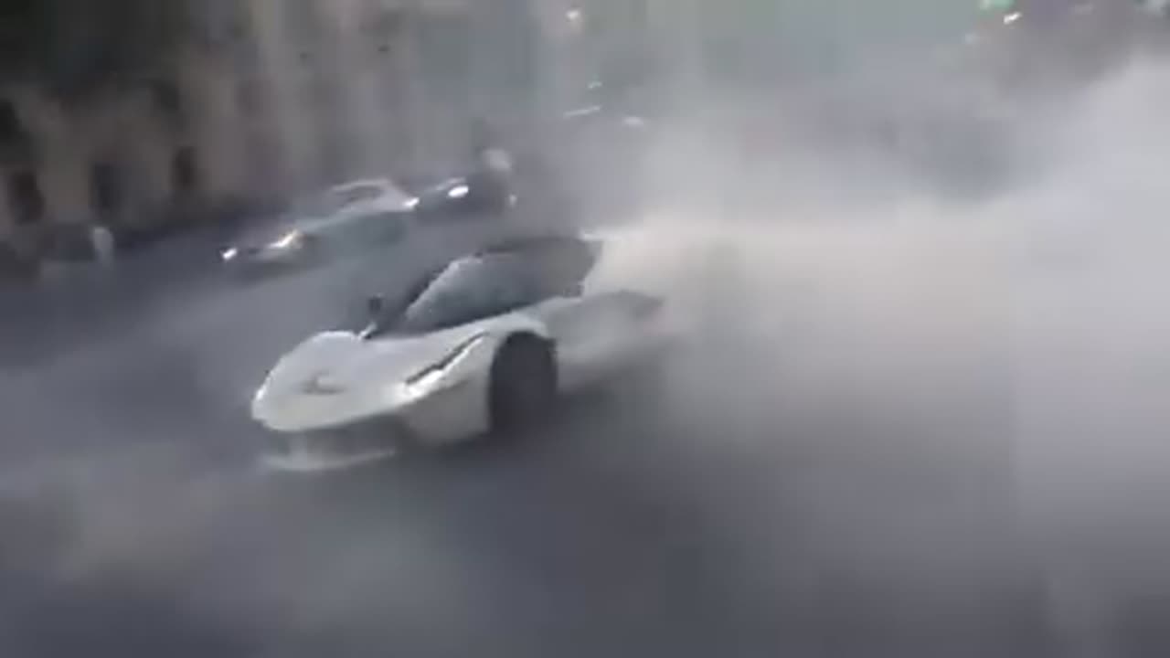 Viral super car on roads video