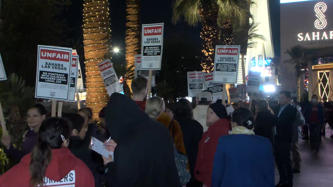 Culinary Union prepares to picket on the Las Vegas Strip