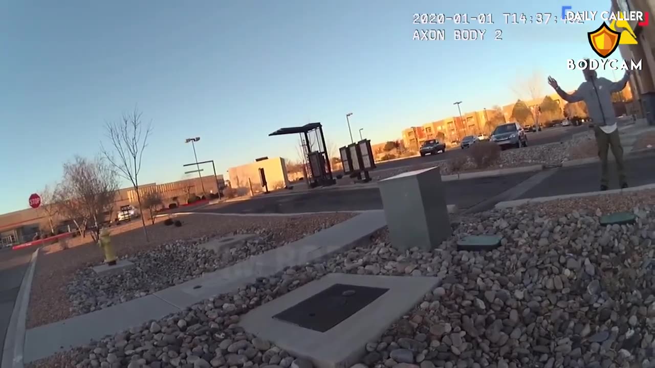 This guy seemed hell-bent on getting arrested when all he had to do was walk away…
