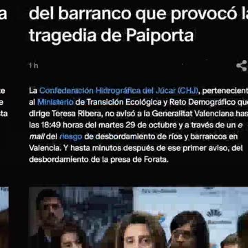 #Ribera desactivó 3 veces la alerta de desbordamiento de #Paiporta