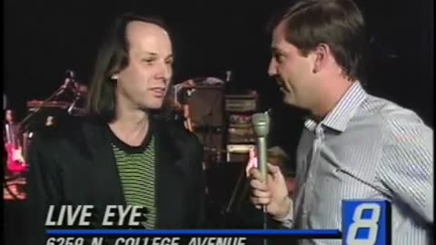 April 13, 1992 - Adrian Belew Interviewed Before Indianapolis Concert at The Vogue