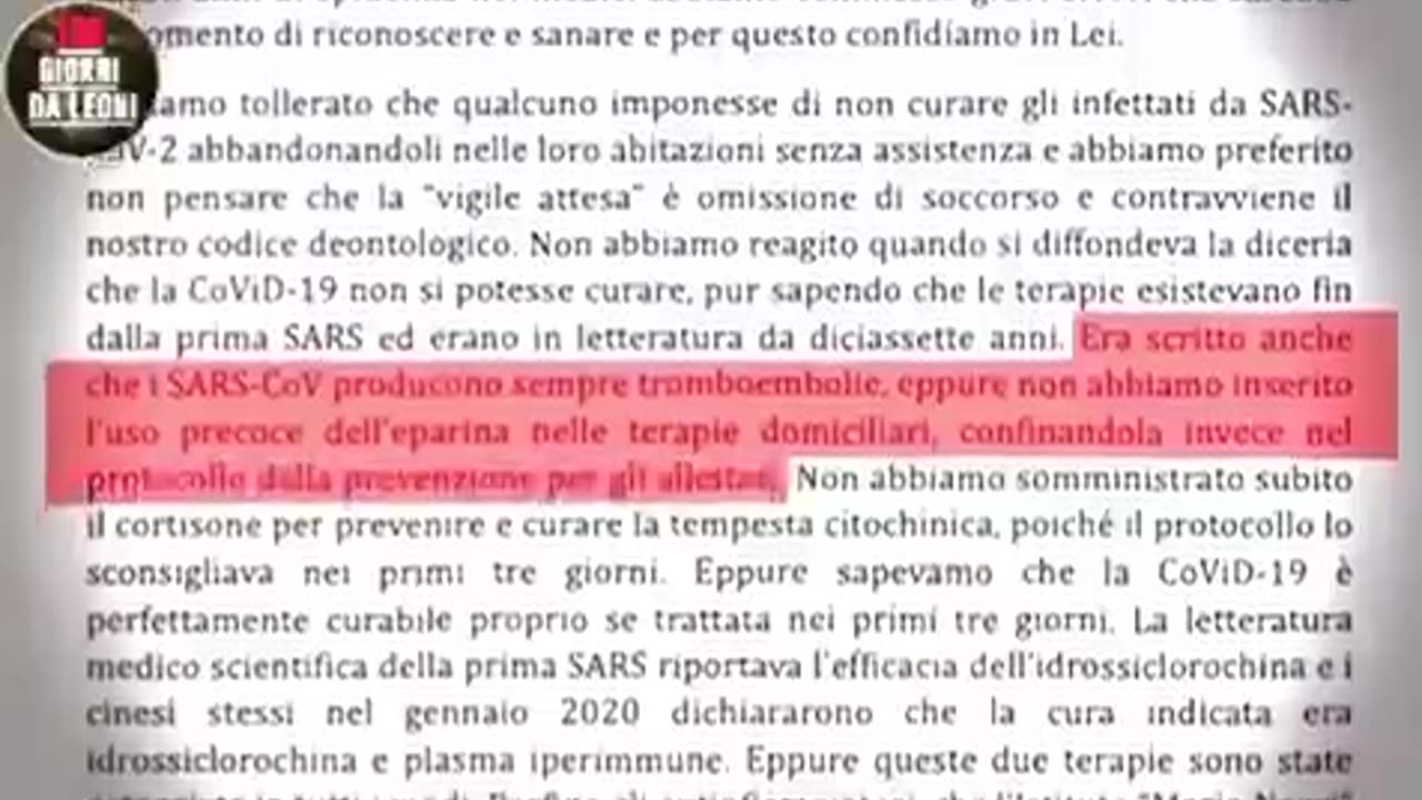 Lettera aperta al ministero della salute