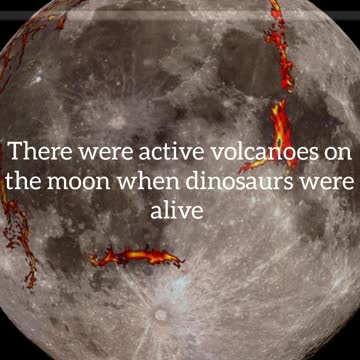 Did You Know? There were active volcanoes on the moon when dinosaurs were alive || FACTS