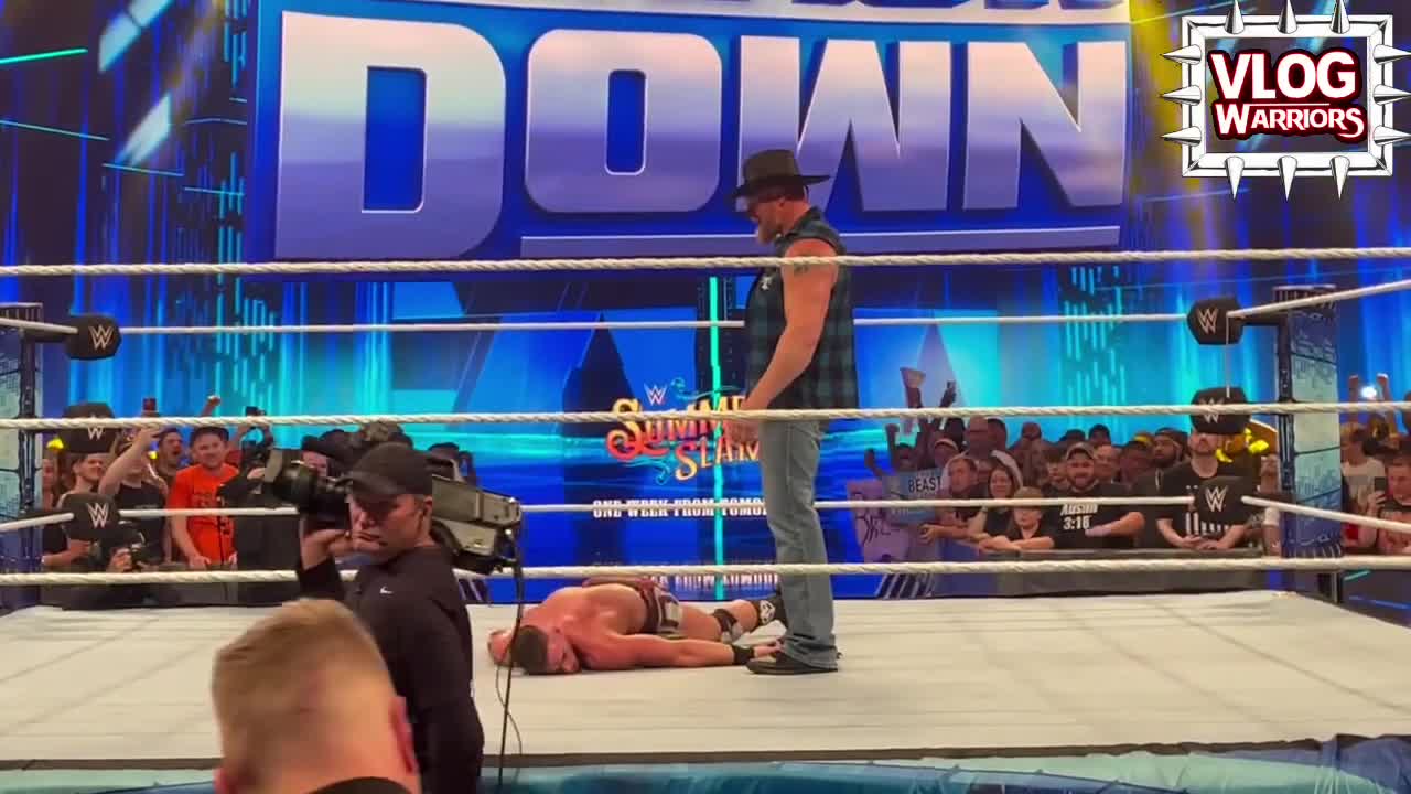 Brock Lesnar absolutely destroys Theory - WWE Smackdown 7_22_22