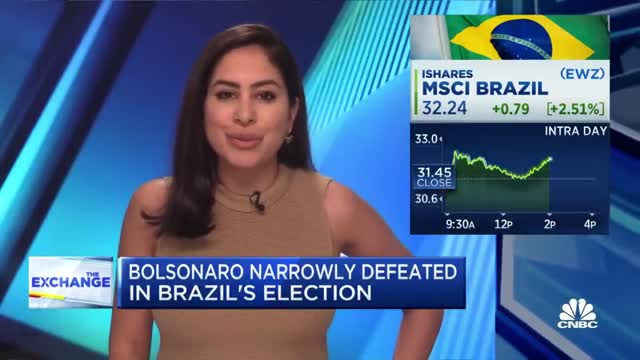 Lula narrowly defeats Bolsonaro in Brazilian presidential election