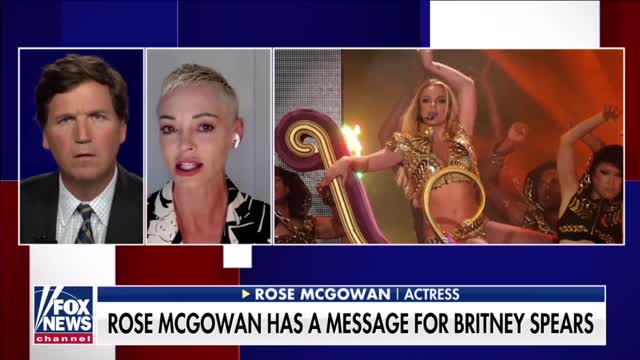 Tucker Carlson Tonight, Wednesday, June 23, 2021 (Interview of Rose McGowen about Britney Spears)