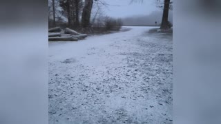 Snowflakes In Slow Motion