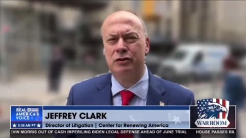 Jeff Clark -he said Biden is admitting that the justice department works for him