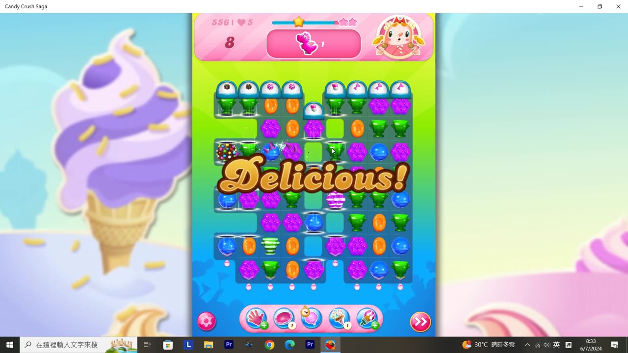 Candy Crush Saga Record (Level 556)