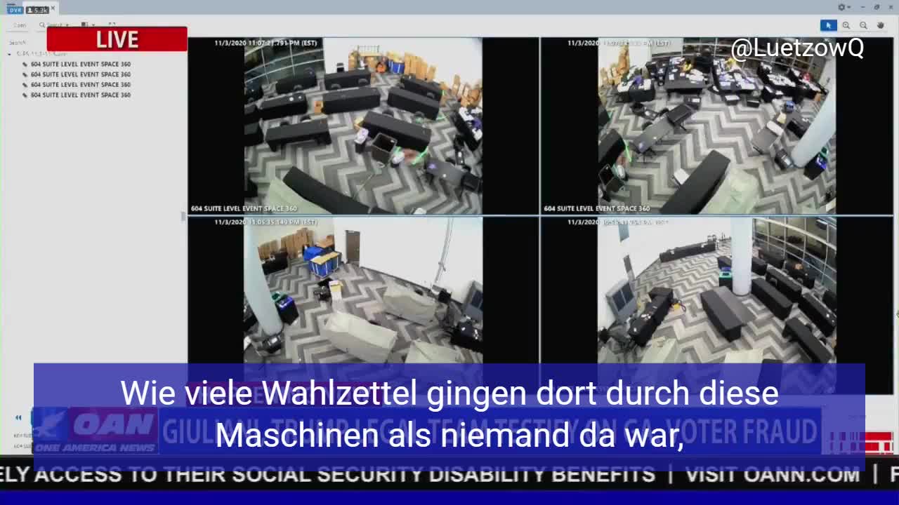 Sicherheitskamera Georgia Wahllokal
