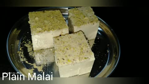 Milk Dessert Recipe (Plain Malai sirf doodh se banaye dessert