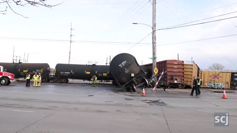 Sioux City, Iowa - Train Derailment