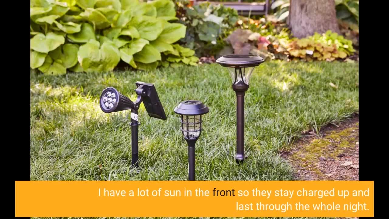 T-Sun Color Changing Solar #Spotlights Outdoor Waterproof-Overview