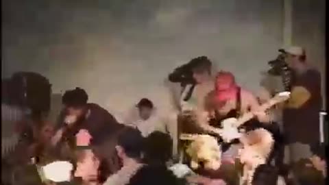 rage against the machine, killing in the name. 9 months before their day view.