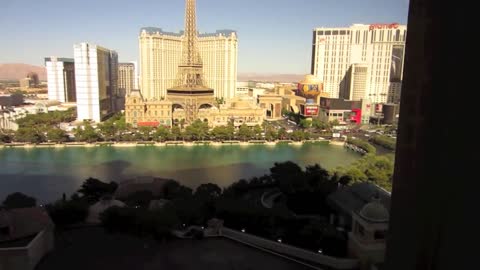 Vegas Vlog 2012, Day 1: Getting There & Bellagio Room Tour (2012-07-26)