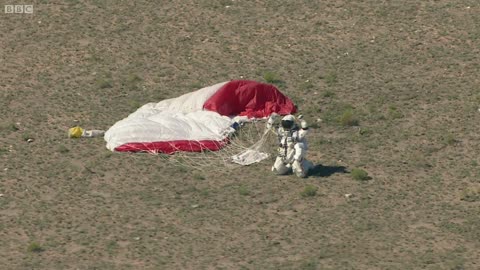Jumping From Space! - Red Bull Space Dive - BBC