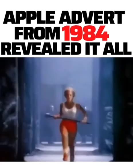 Apple Ad From 1984 Told Us Everything They Were Going To Do To Us!