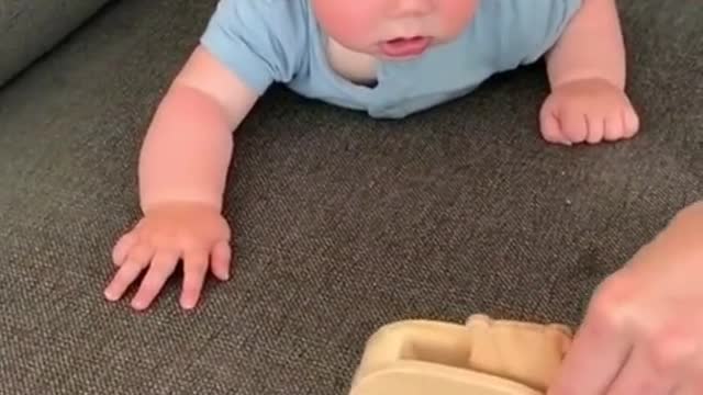 Funny Confusing baby - Cute video Tiktok #40 #shorts