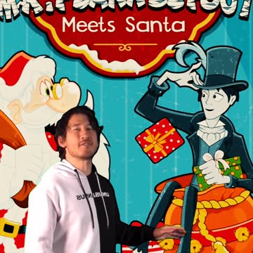 Mr FlannelFoot meets Santa