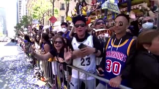 Warriors celebrate NBA championship