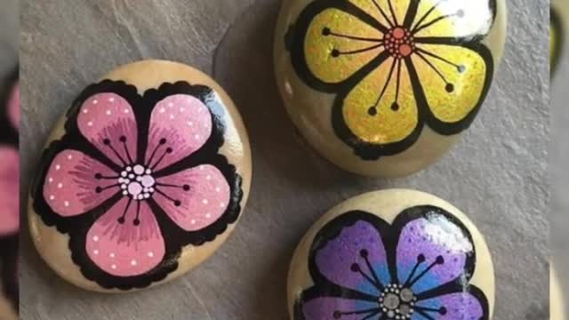 Handmade aweome and creative stone paintingfabulous rock artistic ideas