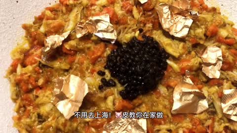 888 of crab roe! Don't have to go to Shanghai, at home! crab