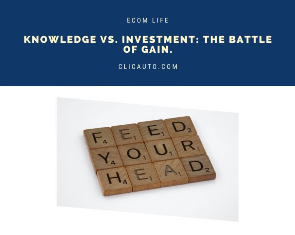 KNOWLEDGE VS. INVESTMENT: THE BATTLE OF GAIN.