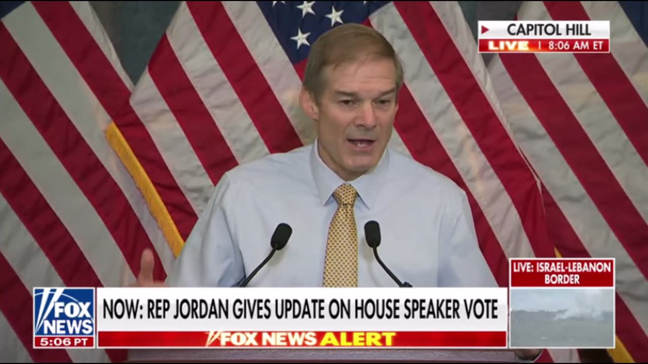 Chairman Jordan Speaks on Speakership Race