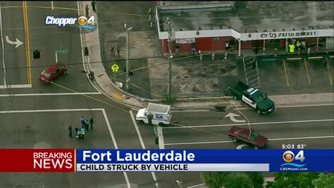 DEVELOPING: 8-Year-Old Boy Critically Injured After Being Struck By A Car In Ft. Lauderdale