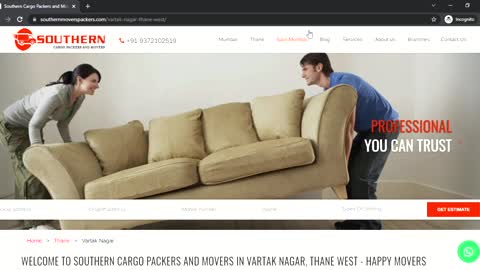 Southern Cargo Packers and Movers - Vartak Nagar, Thane Wes