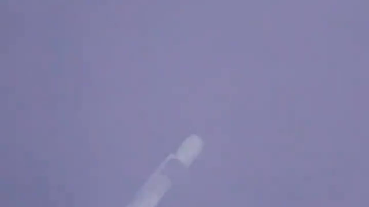 NASA- shows rocket launch.