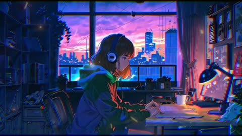 Lo-Fi instrumental🎧☕ beats relax, study, sunset, coffe and chill