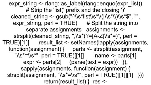 How to Convert a List of Unevaluated Expressions into a List of Expression Objects in R