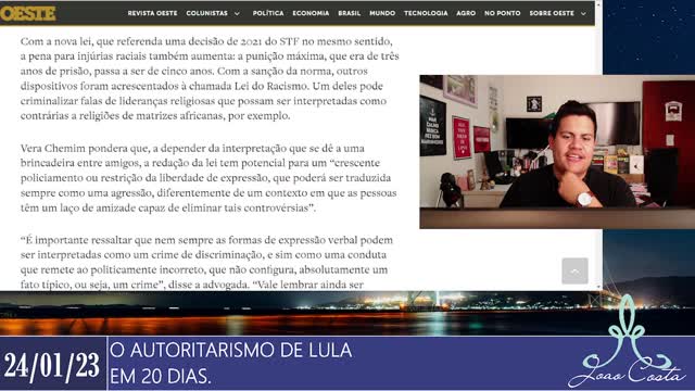 O AUTORITARISMO DE LULA EM 20 DIAS.